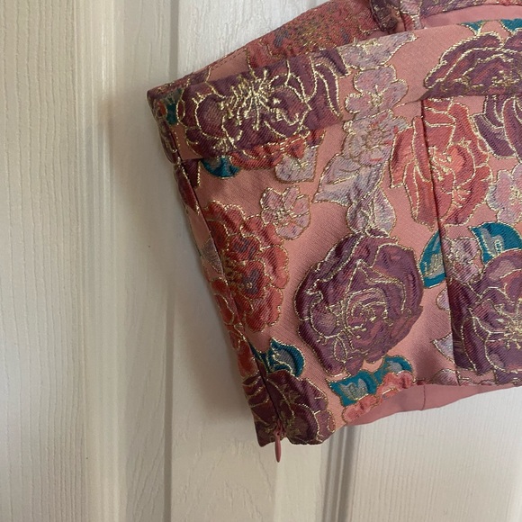 NWT Julie Brown Brocade Crop Top - Picture 5 of 5